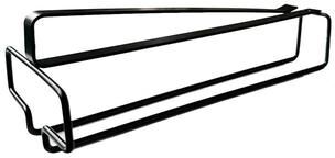 Uplift Treasures Under Cabinet Wine Glass Holder Metal Hanging Rack black