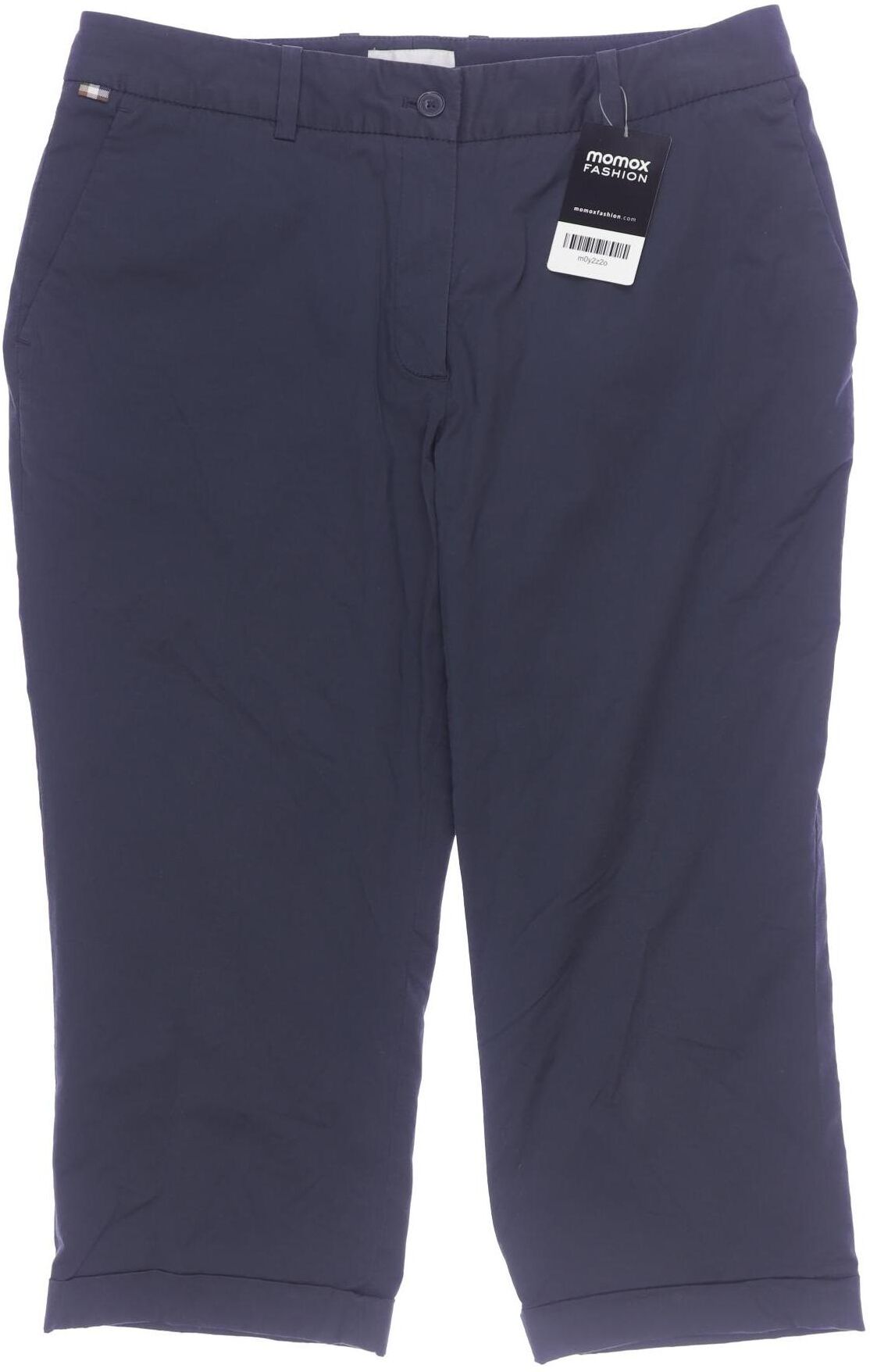 Aquascutum Damen Stoffhose, Marineblau, Gr. M (UK 12), Synthetik / Baumwolle - Second Hand