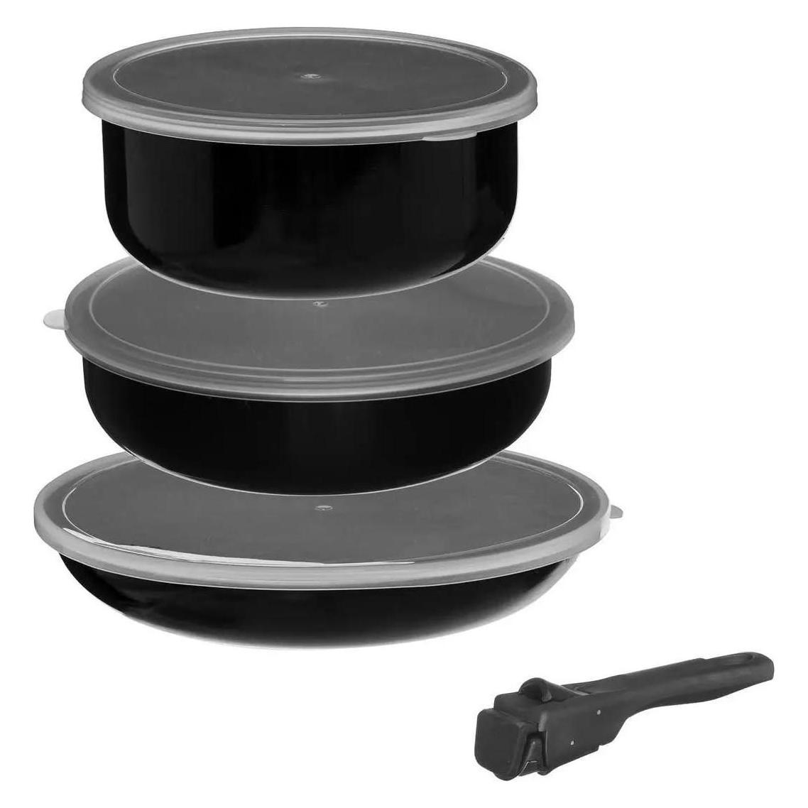 5Five Kochtopf mit Deckel und abnehmbarem Griff - 7 Teile (JTI-84617432)