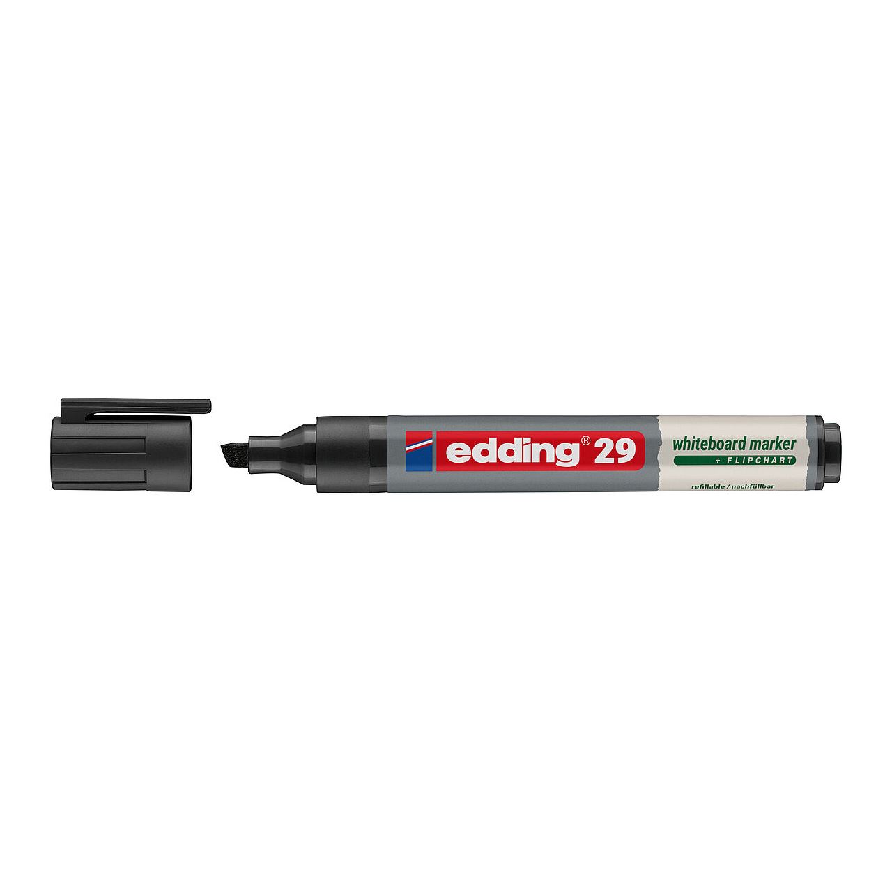 edding 29 Ecoline Whiteboard-Marker schwarz 1,0 - 5,0 mm, 10 St.