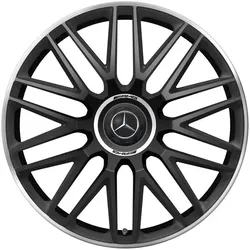 Mercedes-AMG SL R232 21 Zoll Leichtmetallfelge schwarz matt glanzgedreht Hintera