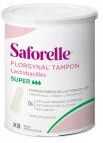 Saforelle Florgynal Tampon Lactobacilles 8 Super - Boîte 8 tampons