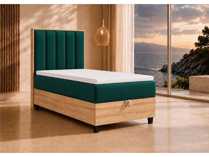 Best for Home Boxspringbett Boxspringbett Trinity K-10 mit Bettkasten & Komfort Topper T30 (70x200 80x200 90x200 100x200 cm), Verschiedene Liefermöglichkeiten, TOP Preis-Leistungs-Verhältnis