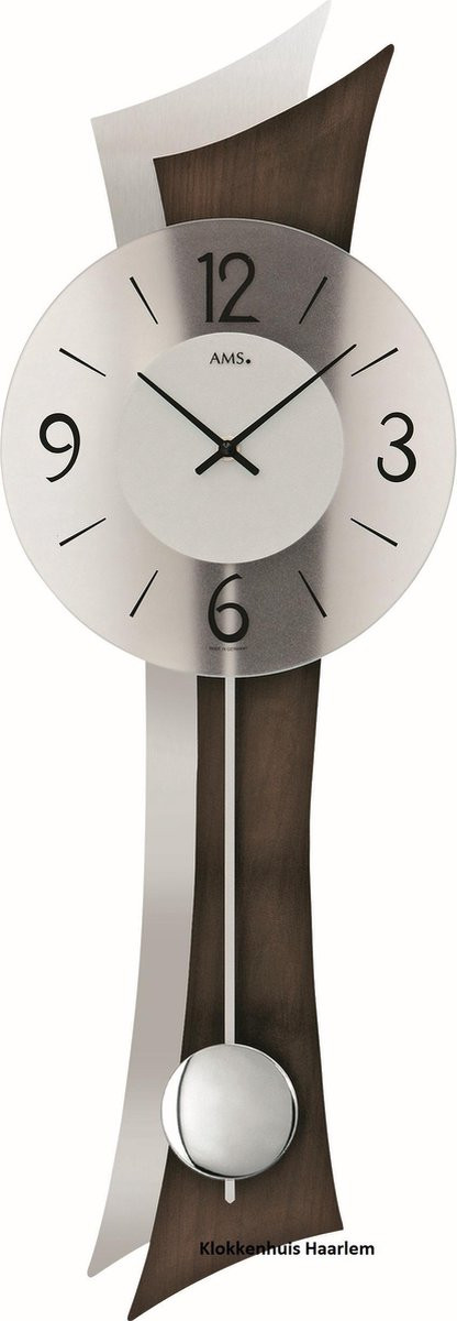 AMS 7425/1 Analoge Wandklok voor Volwassenen