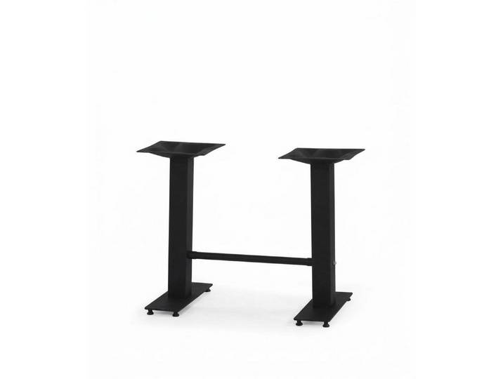 JVmoebel Tischbein Tischbeine Schwarz Metallisch Robust Bequem Breit Standfest Stilvoll, Made in Europa