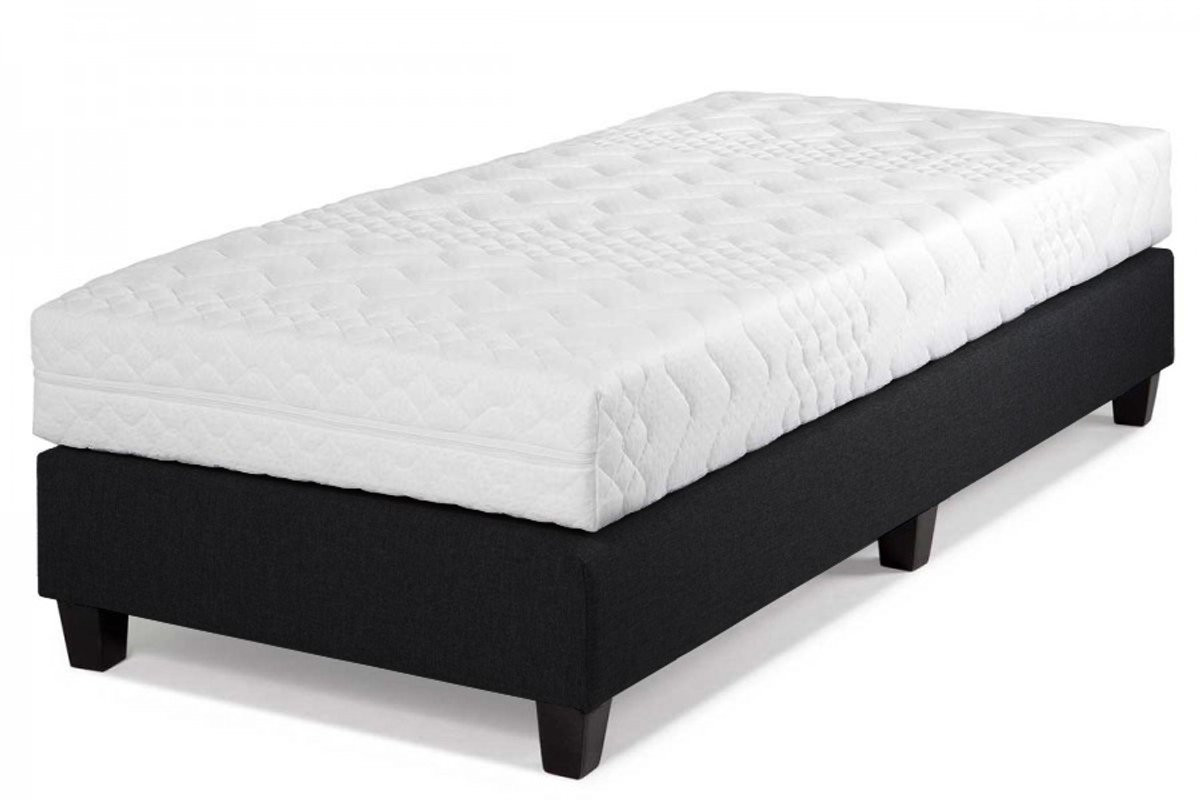 Hotelbed Cambridge Boxspring 90 x 210 cm zwart meubelstof