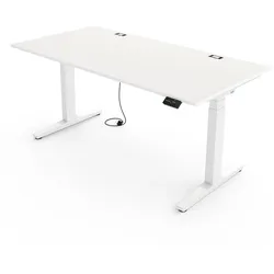 Yaasa Desk Expert, Weiß, 140x80 cm - Höhenverstellbarer Schreibtisch