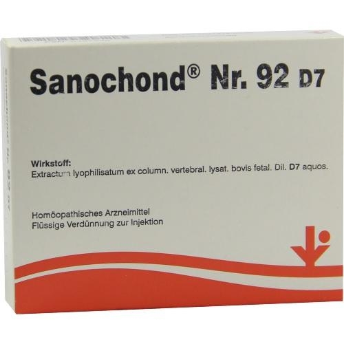 vitOrgan Arzneimittel GmbH Sanochond Nummer 9 2 D7 Ampullen 06487546