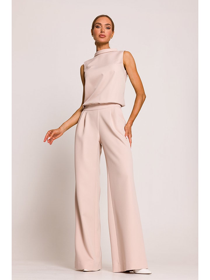 made of emotion Jumpsuit in Beige - XL