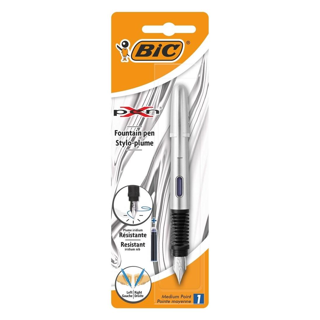 Bic Xpen Chrom-Silber-Füllfederhalter (1x) (48588744)