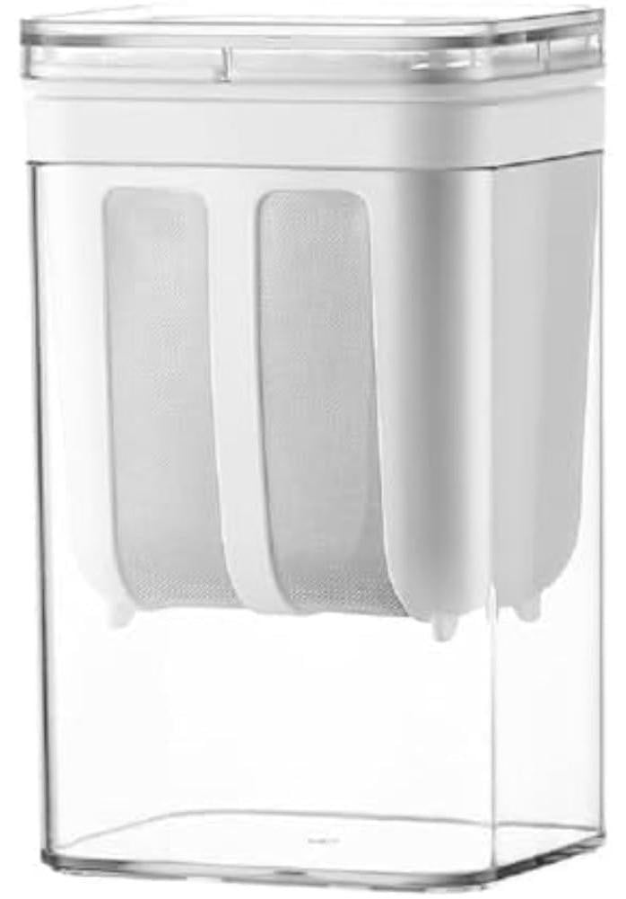 Herbruikbare Griekse Yoghurt Zeef met Deksel, 1100ml