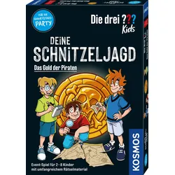 KOSMOS Die drei ??? Kids – Deine Schnitzeljagd: Das Gold der Piraten für 2–8 Kinder