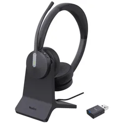 Yealink WH64 Dual - Headset - on-ear (Kabelgebunden, Kabellos, USB-A), Office Headset