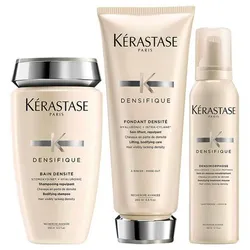 600ml Kérastase Densifique Trio (Shampoo 250ml + Conditioner 200ml + Volumenmousse 150ml)