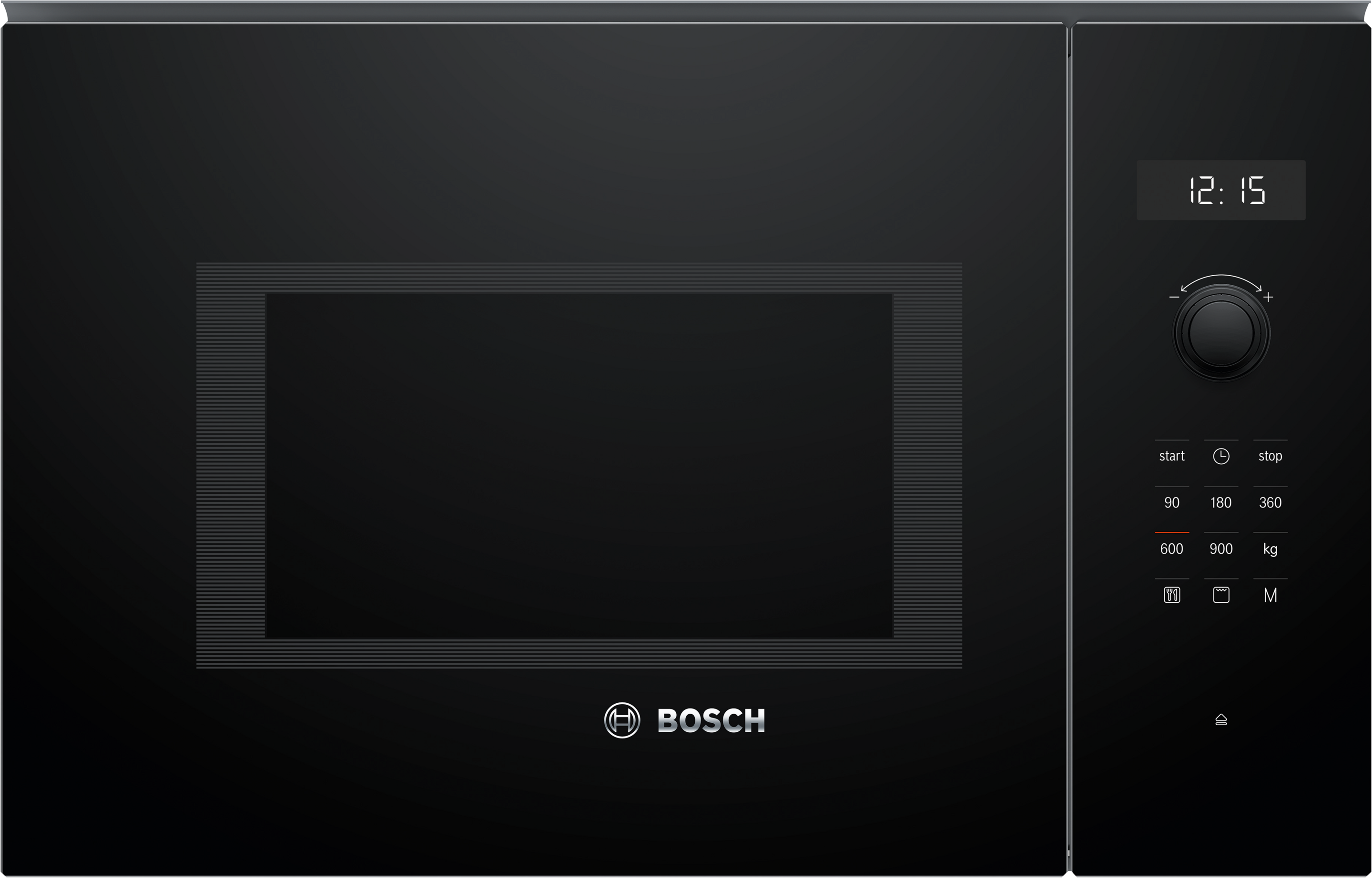 Bosch Einbau-Mikrowelle "BEL554MB0", schwarz, B:59,4cm H:38,2cm T:38,8cm, Mikrowellen, Extraschnelles Auftauen, Aufwärmen und Zubereiten, Einbau-Mikrowelle