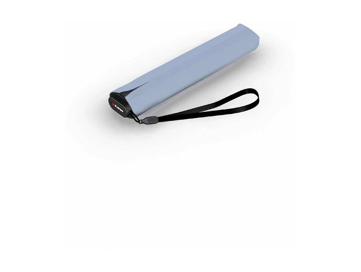Taschenregenschirm KNIRPS US.050 mit UV-Schutz , grau (schwarz matt), Ø:90cm, Regenschirme, Taschenregenschirm