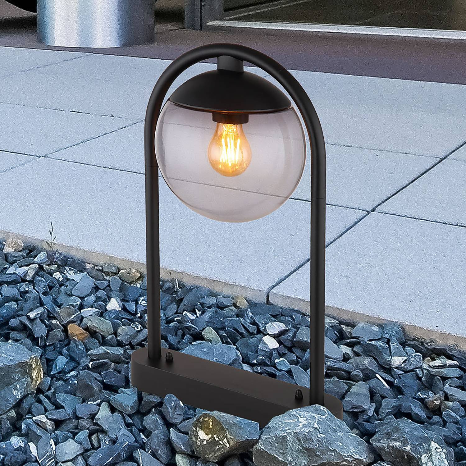 home24 Padverlichting Michael zwart 50 cm