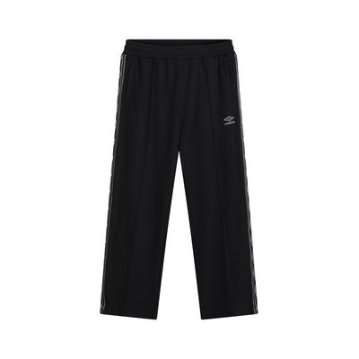 Trekkinghose UMBRO "Umbro TAPED TRACK PANT", Herren, Gr. XL, US-Größen, schwarz (schwarz, sedona sage), 75% Polyester, 25% Baumwolle, normal, Hosen Trekkinghose