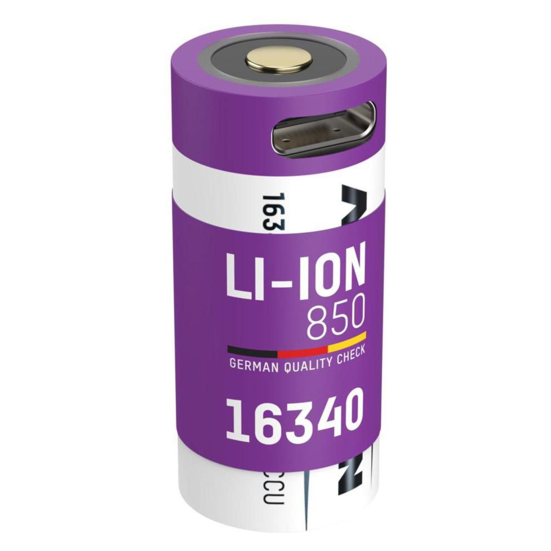 Ansmann 16340 Li-Ion Akku (1 Stk., 16340, 850 mAh) (1300-0015)
