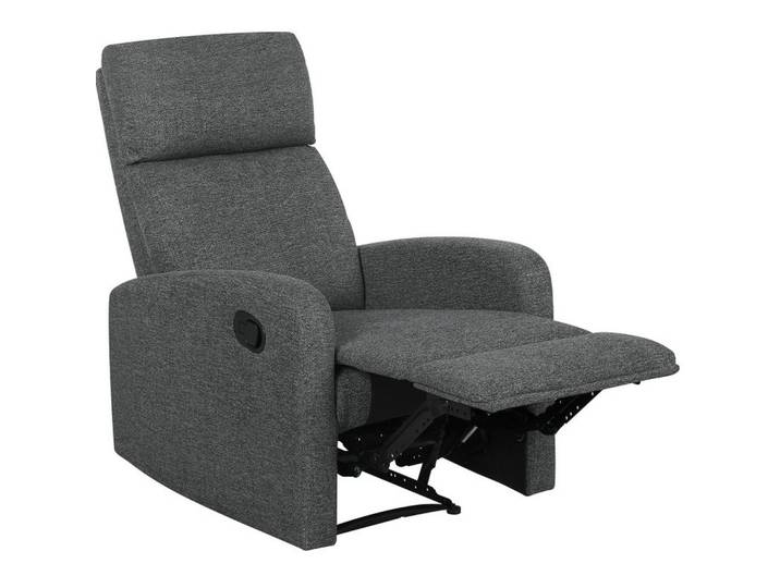 Redom Relaxsessel Chenille-Stoff Polyester mit 145° verstellbarer Rückenlehne 63/91/98 cm Dunkelgrau, 63x98x91 cm, Wohnzimmer, Sessel, Relaxsessel