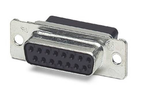 Phoenix Contact 1688926 D-SUB Buchsenleiste 180° Polzahl: 15 Crimpen 100St.