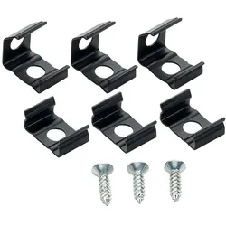 SG LEUCHTEN Befestigungsset schwarz Aluminium 391282