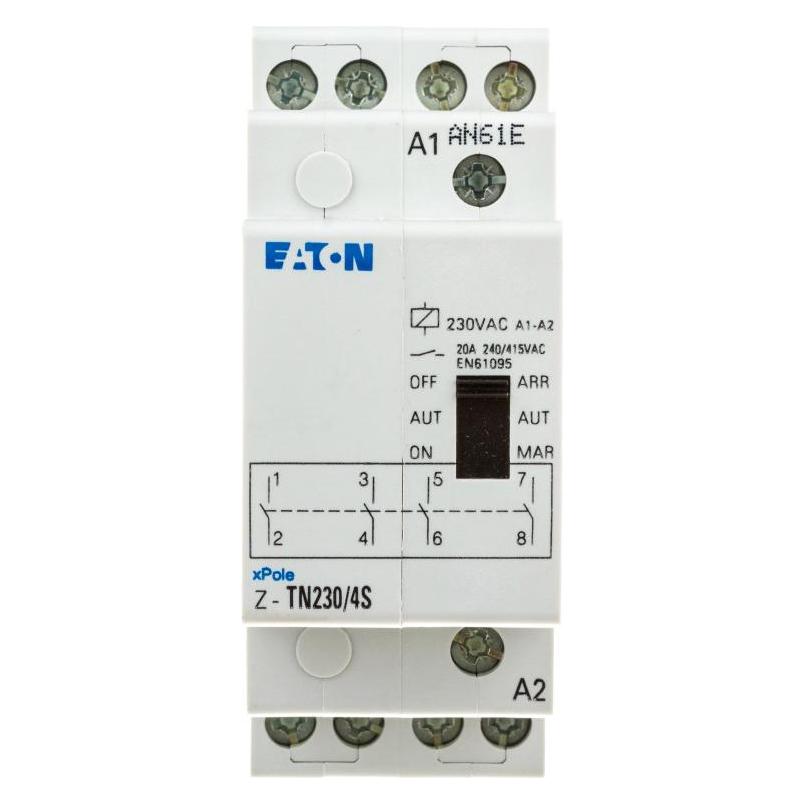 Eaton Vorwahl-Relais, 230VAC/50Hz, 4S, 20A 265579 (265579)