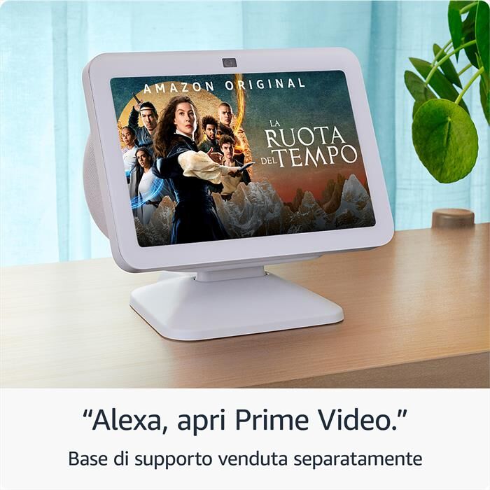 AMAZON Echo Show 8 (3ª Gen 2023)-bianco Ghiaccio