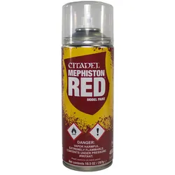 Citadel, Künstlerfarbe + Bastelfarbe, Spray Mephiston Red (62-15) (400 ml)