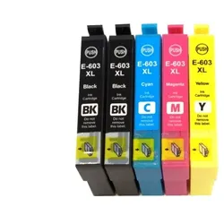 5x Tintenpatronen kompatibel f. Epson Expression Home XP3100 ersetzt Epson 603 und 603XL Tintenpatronen