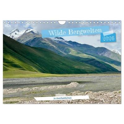 Wilde Bergwelten in Aserbaidschan (Wandkalender 2026 DIN A4 quer), CALVENDO Monatskalender