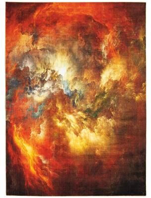 Nourison Le Reve Distressed Abstract Area Rug