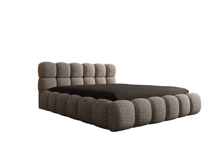 Luxusbetten24 Polsterbett Designer Polsterbett Boston Wild Edition, mit Stauraum