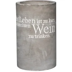räder Flaschenkühler Das Leben ist zu kurz 21cm