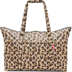 Mini Maxi Travelbag Reisetasche, braun, Leopardenmuster