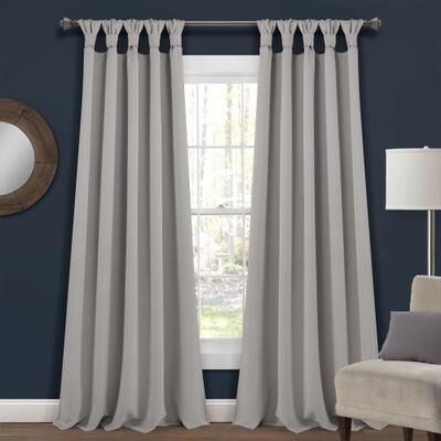 The Gray Barn Blazing Pitchforks Blackout Window Curtain Panel Pair