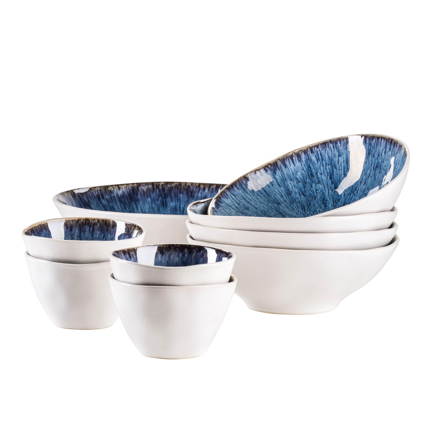 Mäser Salatschüssel-Set, Steinzeug Frozen