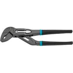 Hazet, Zange, Universal- / Wasserpumpenzange 760-18, Rohr- / Wasserpumpen-Zange (schwarz/blau, 180mm, Schnellverst (180 mm)
