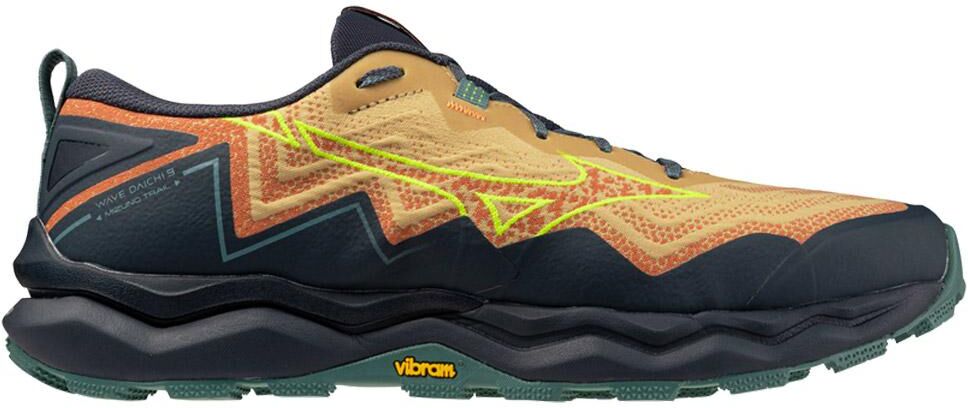 Mizuno  - Wave Daichi 9 Sunburn Fortune yellow N.atlant - 8.5 - Chaussures de trail