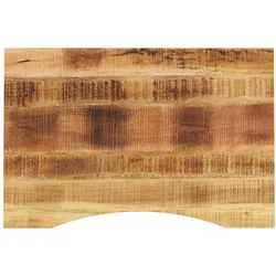 vidaXL Schreibtischplatte mit Aussparung 100x50x2,5cm Massivholz Mango