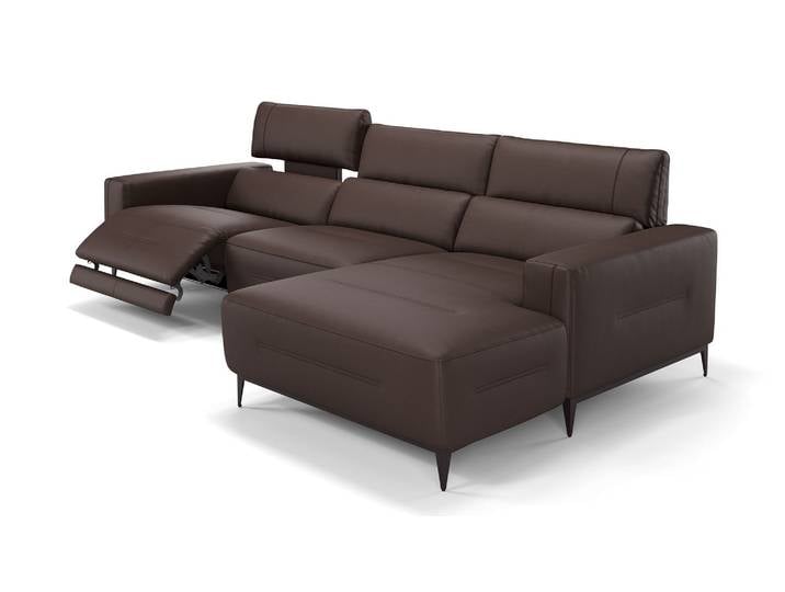 Designer Ecksofa TERAMO Leder Couch