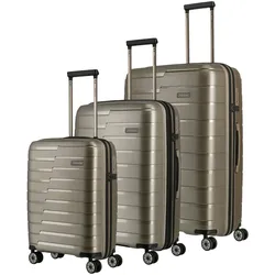 Travelite Kofferset 3tlg. Air Base S/M/L champagner - 77