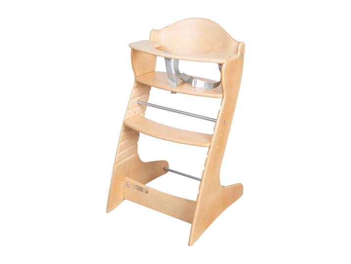 Treppenhochstuhl 'Chair Up ', mitwachsender Hochstuhl für Babys & Kinder, Holz, natur