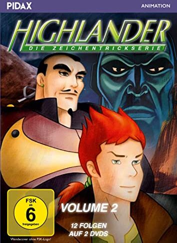 Frederic Dybowski - Highlander - Die Zeichentrickserie, Vol. 2 / Weitere 12 Folgen der kultigen Abenteuerserie (Pidax Animation) [3 DVDs] - Preis vom 10.10.2026 11:48:34 h
