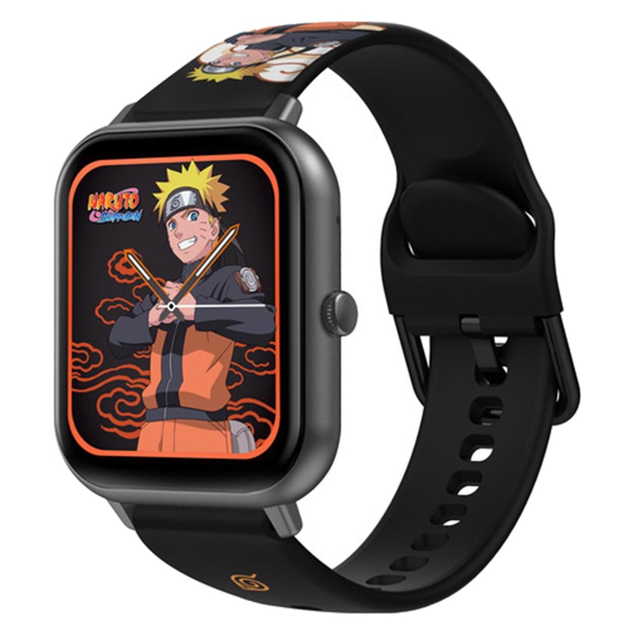 Abyx - Touch 3 - Montre connectée Naruto Uzumaki (45 mm, Aluminium, Schwarz, ohne SIM) (4897069736621)