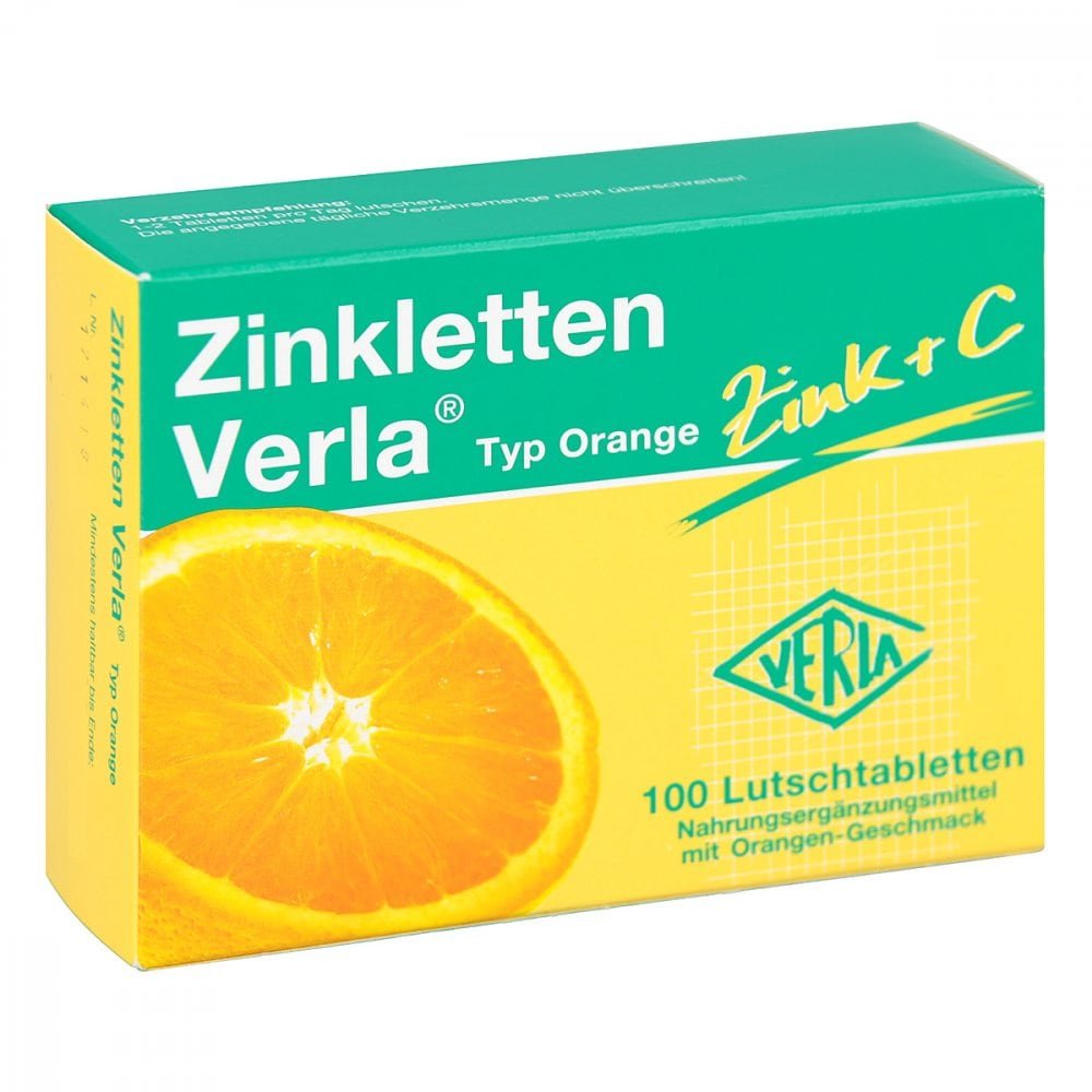Verla-Pharm Arzneimittel GmbH & Co. KG Zinkletten Verla Orange 09704820