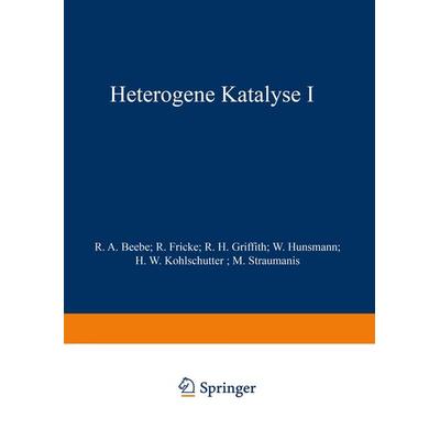 Heterogene Katalyse I, Taschenbuch von , Springer Berlin, 978-3-642-52035-8