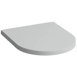 Laufen Kartell WC-Sitz H8913327590001 grau matt, mit abnehmbarem Deckel, innen rund