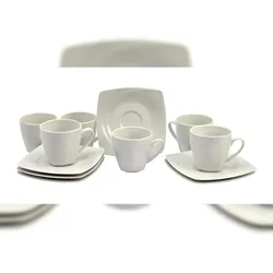 6er Set Kaffeetasse mit Untertasse Celebration