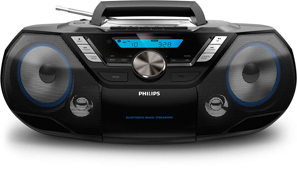 Philips AZB798T/12 CD-Radio Bluetooth/DAB+ schwarz